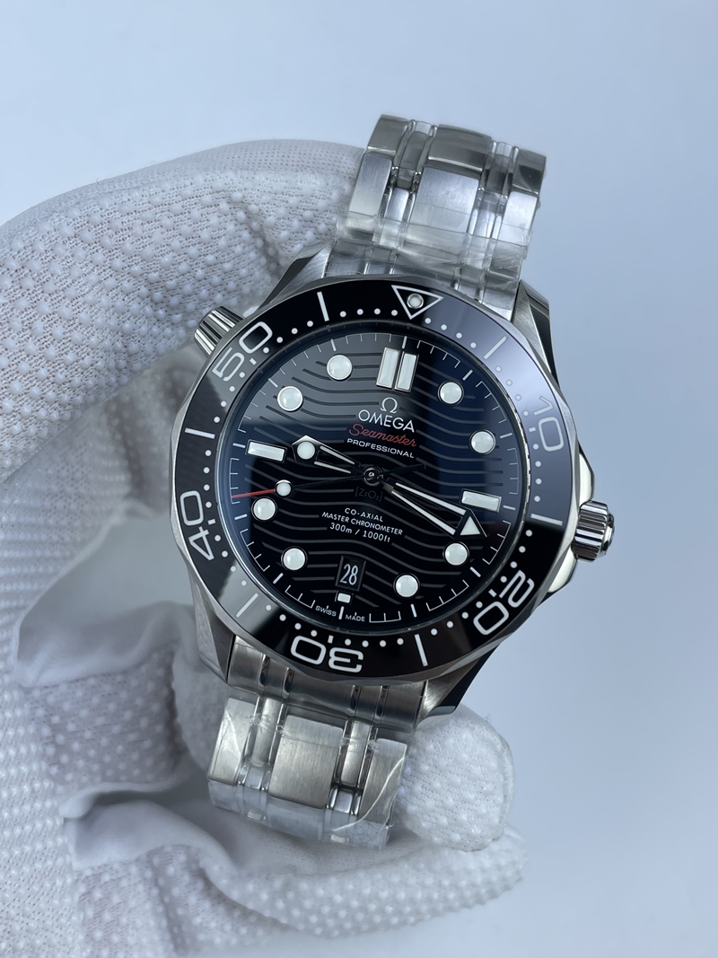 (준비완료/특급배송)NO.2882/VS공장 오메가 씨마스터 다이버 300 스틸 블랙다이얼V4 VS8800 (최신무브업버전)