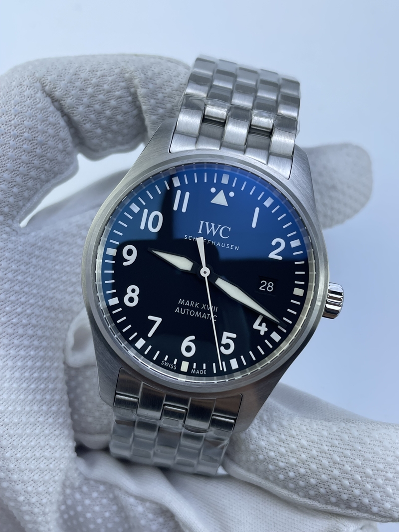 (준비완료/특급배송)NO.3362/V7공장 IWC 파일럿 마크18 블랙다이얼