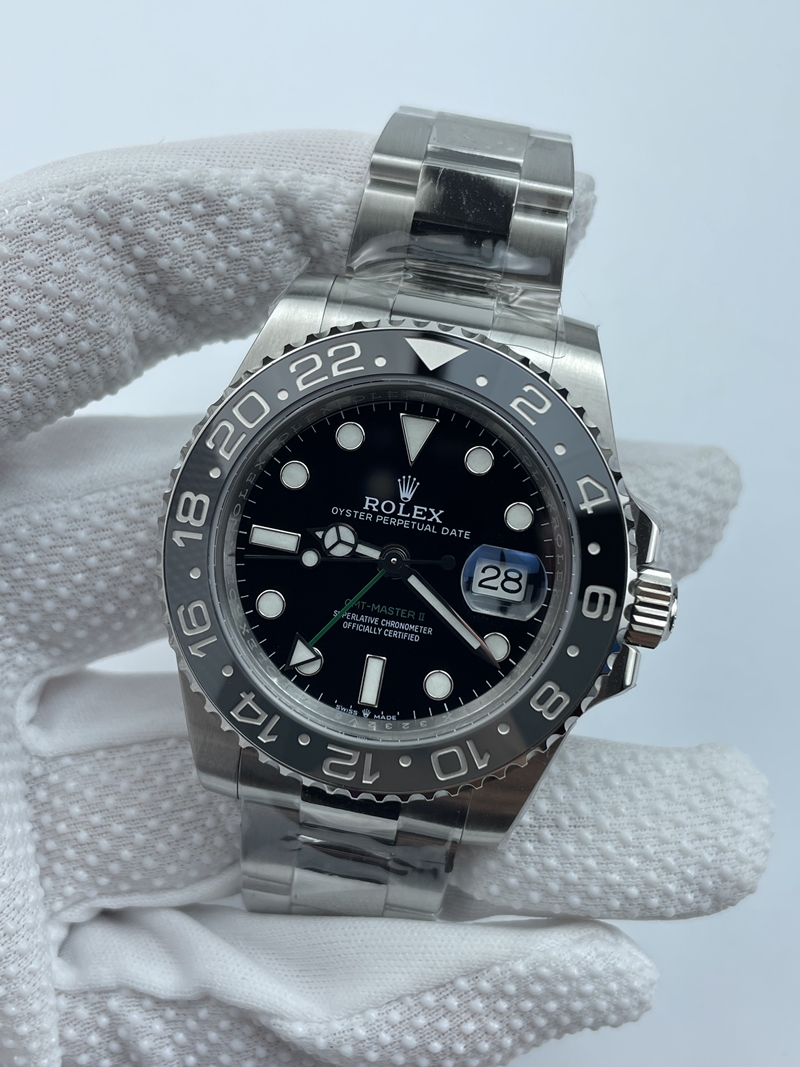 (준비완료/특급배송)NO.3379/롤렉스 지엠티마스터2 블랙그레이 오이스터 QP공장