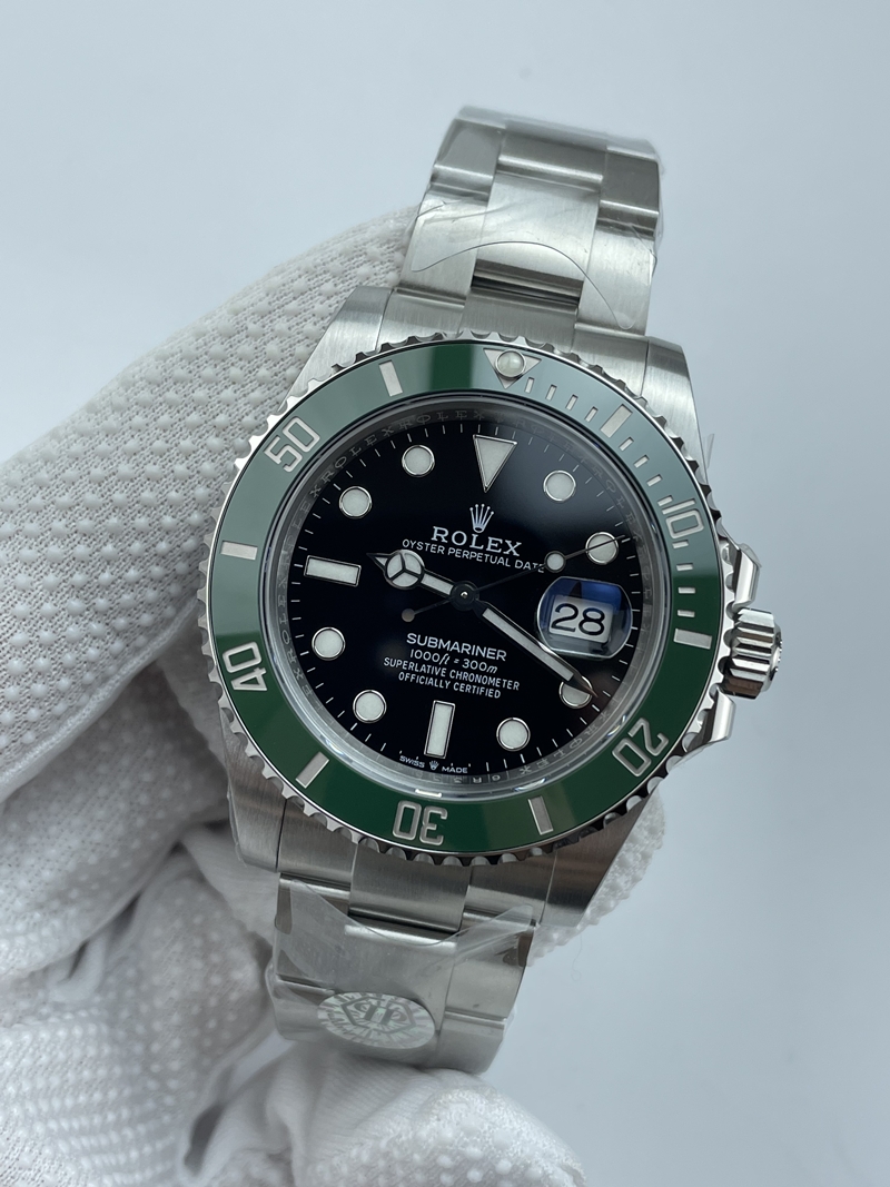 (준비완료/특급배송)NO.3479/QP공장 롤렉스 서브마리너 신형 41mm 블랙다이얼 그린세라믹 인서트 최신형 스타벅스