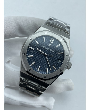 (준비완료/특급배송)NO.3639/VS공장 오데마피게 Royal Oak 41mm 15500 SS VSF 1:1 Best Edition Blue Textured Dial on SS Bracelet DD4302 Super Clone